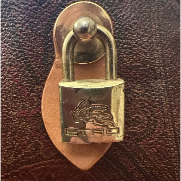 Etro Paisley Jacquard Boston Bag - Picture 5 of 16